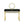 Black & Gold Finish Vanity Desk