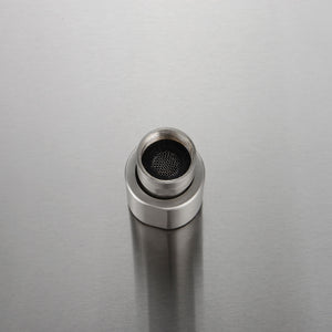 Luxury Rain Shower Head With Adjustable Arm, 10" Square, Stainless Steel - Brushed Nickel