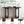 Art Sculptural Console Table With Oval Cutout Legs - Black