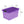 Sterilite 64 Quart Latching Plastic Storage Container, Purple & Orange (12 Pack)
