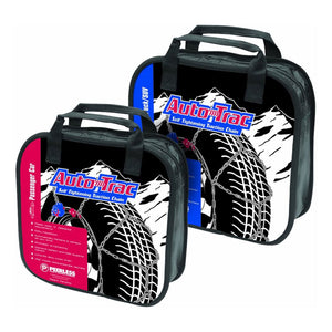 Auto-Trac Series 2300 Pickup Truck/SUV Traction Snow Tire Chains, Pair (2 Pack) - TRAPSKI