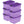 Sterilite Purple 64 Quart Latching Plastic Storage Box Container Tote (6 Pack)