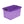 Sterilite 64 Quart Latching Plastic Storage Container Bin in Purple (12 Pack)