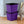 Sterilite 18 Gallon Storage Tote Stackable Plastic Bin with Lid, Purple, 16 Pack