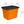 Sterilite 18 Gallon Orange Plastic Storage Container Bin Tote with Lid (16 Pack) - TRAPSKI