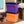 Sterilite 18 Gallon Orange Plastic Storage Container Bin Tote with Lid (16 Pack)