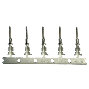 Pacer Deutsch Stamped  Formed Contacts f/14-18 AWG Wire  Pin Cavity Style - 100 Pack