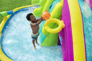 Bestway H2OGO! Funfinity Splash Kids Inflatable Mega Water Park with Air Blower