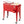 Red Portable Outdoor Patio Cooler Cart