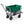 Mac Sports Double Decker Collapsible Outdoor Cart Utility Garden Wagon, Green