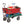 Mac Sports Double Decker Collapsible Outdoor Yard Cart Utility Garden Wagon, Red