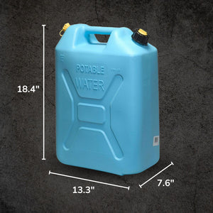 Scepter 5 Gallon Military Style Water Can Container w/ Flexible Reversible Spout - TRAPSKI
