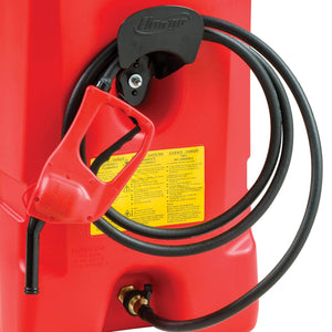 Scepter Flo N' Go Duramax 14 Gal Gas Fuel Tank Container & Pump, Red