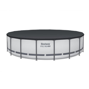 Bestway Steel Pro MAX 18'x48" Round Above Ground Swimming Pool with Pump & Cover