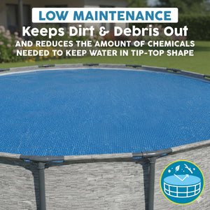 Bestway Flowclear 18' Round Solar Pool Cover for Above Ground Pools (Cover Only)