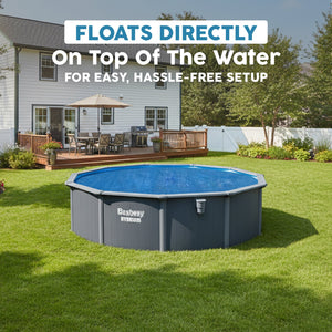 Bestway Flowclear 18' Round Solar Pool Cover for Above Ground Pools (Cover Only)