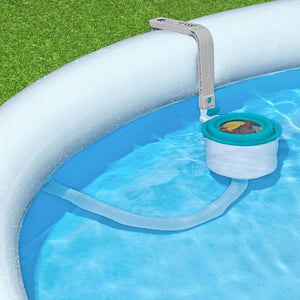 Bestway Flowclear Wall Mounted Automatic Swimming Pool Surface Skimmer, White
