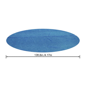 Bestway Flowclear 14 Feet Round Above Ground Pool Solar Pool Cover Only, Blue