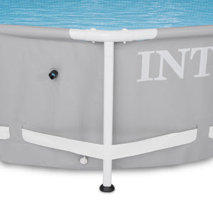 Intex 12' x 30" Steel Frame Above Ground Pool & 1000 GPH Above Ground Pool Pump