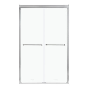 Modern Double Sliding Shower Enclosure, Tempered Glass