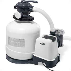 Intex 26651EG 3,000 GPH Above Ground Pool Sand Filter Pump with Automatic Timer