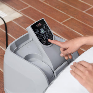 Bestway SaluSpa Fiji AirJet Inflatable Hot Tub with EnergySense Cover, Grey