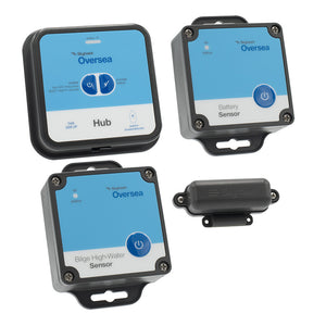 Skyhawk Oversea Starter Kit Hub - 1 Oversea Hub, 1 Battery Sensor, 1 Bilge High-Water Sensor 1 Entry Sensor - TRAPSKI