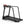Home Fitness Treadmill With Extended Handrails, Portable Foldable Design - Black / Orange