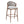 Outdoor Bar Height Metal Frame Counter Stools with Scallop-Shaped Backrest & Water-Resistant Cushions