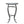 Outdoor Round Side Table With Mosaic Style Top And Curved Iron Legs - Blue / Matte Black