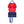 Mustang Lil' Legends Child Foam Vest - Red/Navy