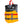 Mustang Youth Livery Foam Vest - Mango/Black