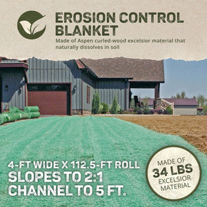DeWitt Excelsior Landscape Erosion Control Blanket, 4'x112.5' (5 Pack)