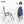 Lafuma Futura XL Zero Gravity Lawn Steel Framed Recliner Chair, Ocean (2 Pack)