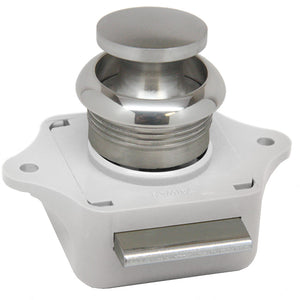 Sea-Dog Push Button Rim Latch - Stainless Steel/Plastic Housing