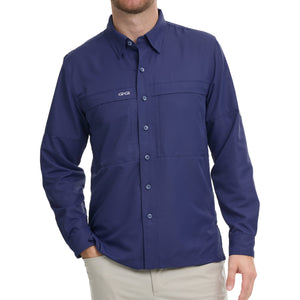 Indigo Explorer Shirt | Long Sleeve - TRAPSKI