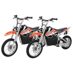 Razor MX650 Dirt Rocket High-Torque Electric Motocross Dirt Bike, Orange(2 Pack) - TRAPSKI