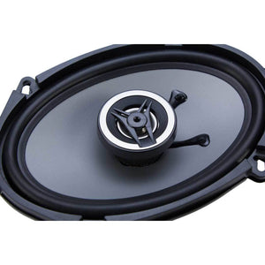Crunch 250W Full Range 2 Way Coaxial Car Audio 5x7 by 6x8" Speaker Pair, 2 Pack