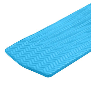 TRC Recreation Serenity 70 In. Foam Mat Lounger Pool Float, Marina Blue (2 Pack)