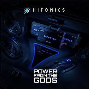 Hifonics Zeus 800 Watt 6 x 9 Inch 3 Way Car Audio Coaxial Speakers, 2 Pairs