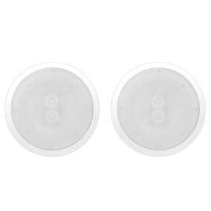 Pyle 6.5 Inch 300W Home Audio In-Ceiling or Outdoor Speaker Waterproof (2 Pack)
