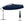 10 Feet Patio Cantilever Umbrella with Cover Tilt Adjustment and Ruffled Edge-Navy