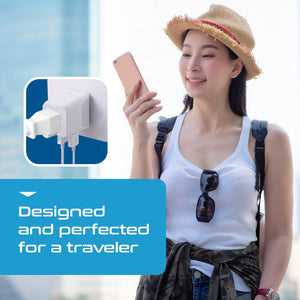 Thailand Travel Adapter - Type O - Dual USB (CTU-18)