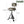 Swivel Hunting Chair Tripod Blind Stool with Detachable Backrest
