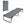 Outdoor Folding Camping Bed for Sleeping Hiking Travel-Black