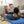 Self Inflating Folding Camping Sleeping Mattress with Carrying Bag-Blue