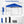 10 X 10 Feet Pop up Canopy Tent with Portable Carrying Bag and 8 Stakes