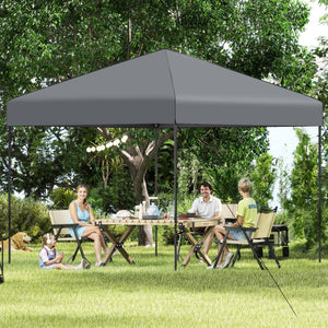 10 X 10 Feet Pop up Canopy Tent with Portable Carrying Bag and 8 Stakes