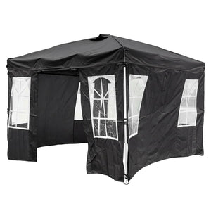 10x10 Pop Up Canopy Tent with Sidewalls & Adjustable Height
