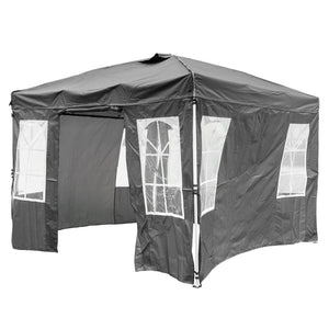 10x10 Pop Up Canopy Tent with Sidewalls & Adjustable Height